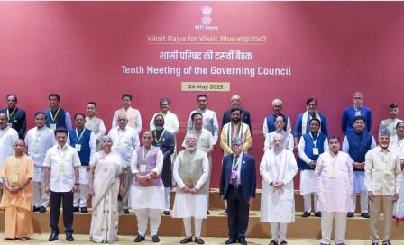 मुख्यमंत्री नायब सिंह सैनी ने नीति आयोग की गवर्निंग काउंसिल की 10वीं बैठक में पेश किया विजन डॉक्यूमेंट-2047