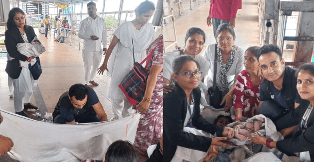 झांसी रेलवे स्टेशन पर चमत्कार: बिना मेडिकल किट, हेयर क्लिप और पॉकेट नाइफ से मेजर रोहित ने करवाई सुरक्षित डिलीवरी