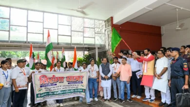 मुख्यमंत्री ने चंडीगढ़ से कश्मीर जाने वाली ‘तिरंगा यात्रा‘ को दिखाई हरी झंडी