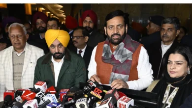 SYL : हरियाणा–पंजाब के मुख्यमंत्रियों की बैठक,हरियाणा कोई दुश्मन नहीं हमारा छोटा भाई है : भगवंत मान