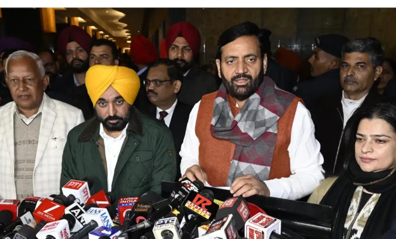 SYL : हरियाणा–पंजाब के मुख्यमंत्रियों की बैठक,हरियाणा कोई दुश्मन नहीं हमारा छोटा भाई है : भगवंत मान