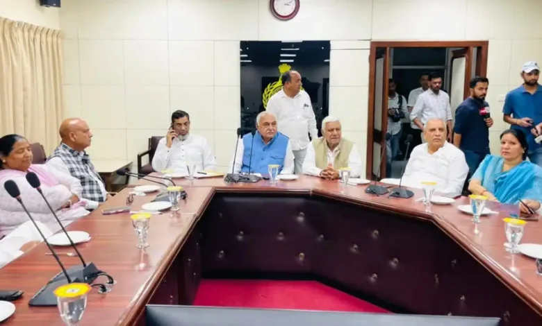दिल्ली में हरियाणा कांग्रेस विधायक दल की बैठक सब तय हो चुका… क्रॉस वोट करने वालों पर होगा एक्शन : हुड‍्डा